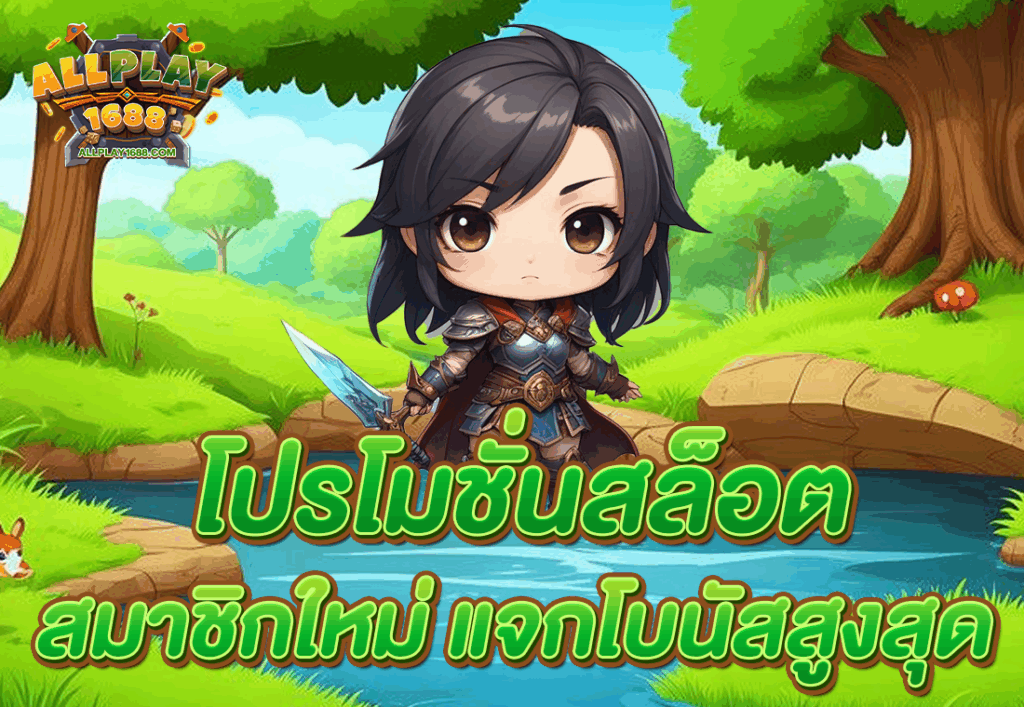 โปรโมชั่นสล็อต สมาชิกใหม่ แจกโบนัสสูงสุด